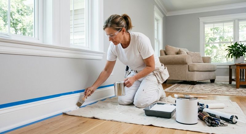 Baseboards Painting in Waco, TX
