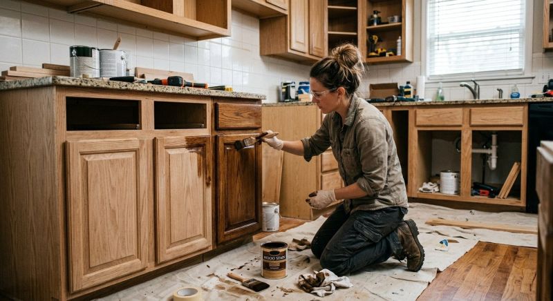 Cabinet Staining Service in Indianapolis, IN