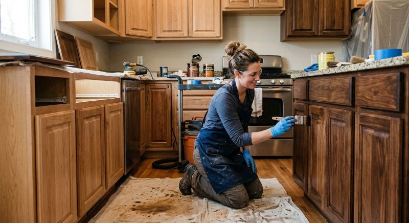 Kitchen Cabinet Refinishing in Terre Haute, IN