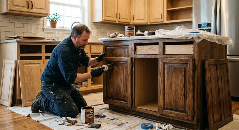 Kitchen Cupboard Refinishing in Kokomo, IN