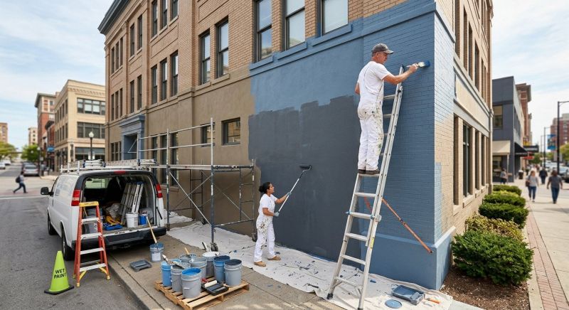 Outdoor Commercial Painting in Greeley, CO
